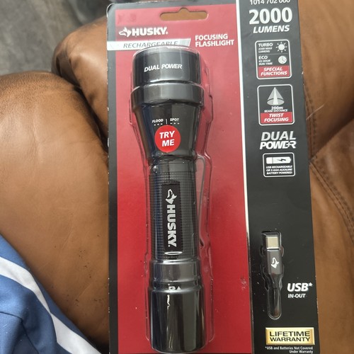 Husky 2000 lumens rechargeable - husky,